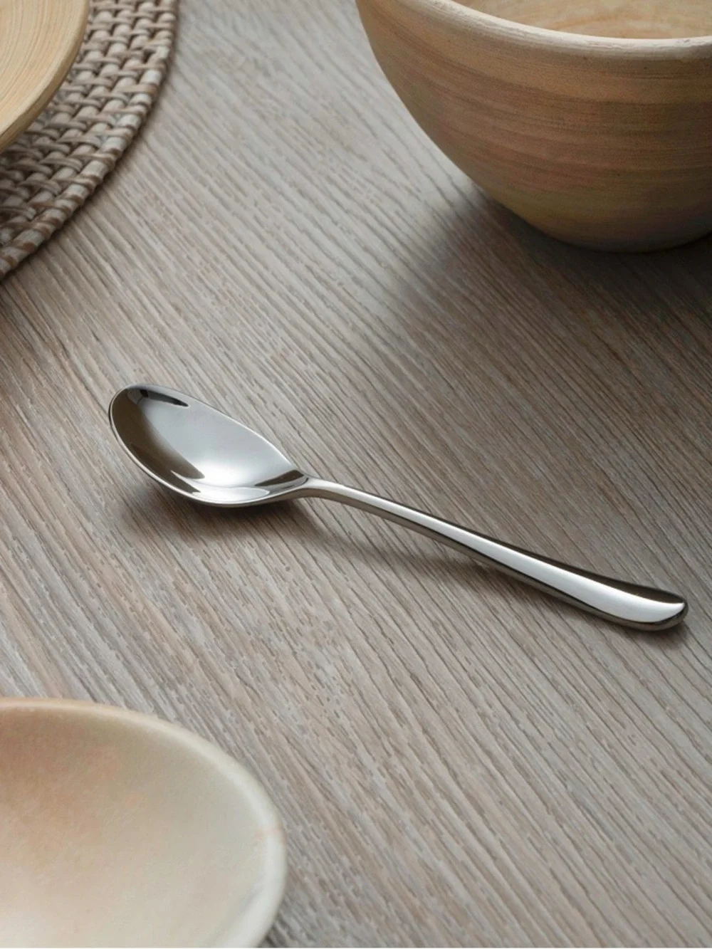 NEW Set of 2 Stainless Steel Robert Welch Kingham Espresso Spoon